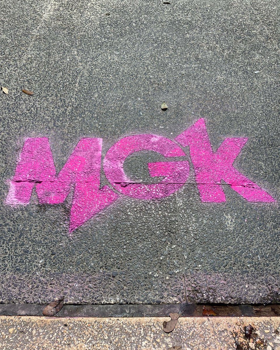 ToyotaCenter's tweet photo. SCAVENGER HUNT: Be the first to find the MGK letters at the Waterwall to win a pair of @machinegunkelly tickets for his June 10th Houston show! Act quick! Ready….Go! https://t.co/u07rXoEy8r