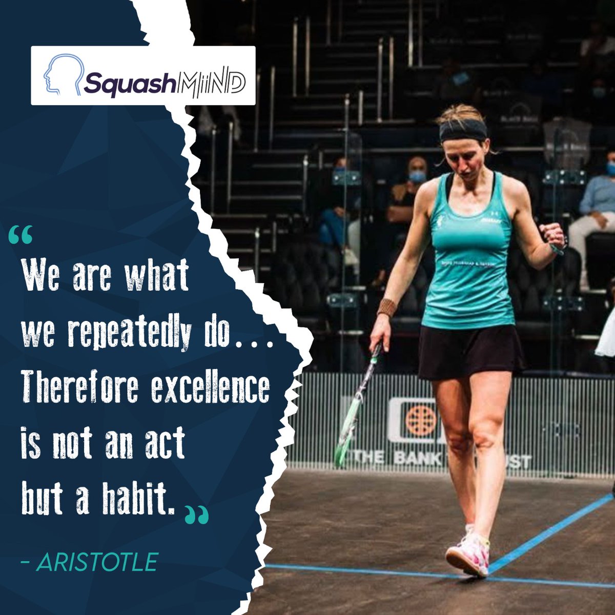 squash_mind's tweet photo. To possess any desirable character trait, you must start acting and thinking as if you already have it. When your thoughts and actions align with your ideals, your self-esteem will soar.
#aristotle #squashmind #squash #squashblossom #squashlife #squashplayer #championsleague https://t.co/x8l6M9MNAm
