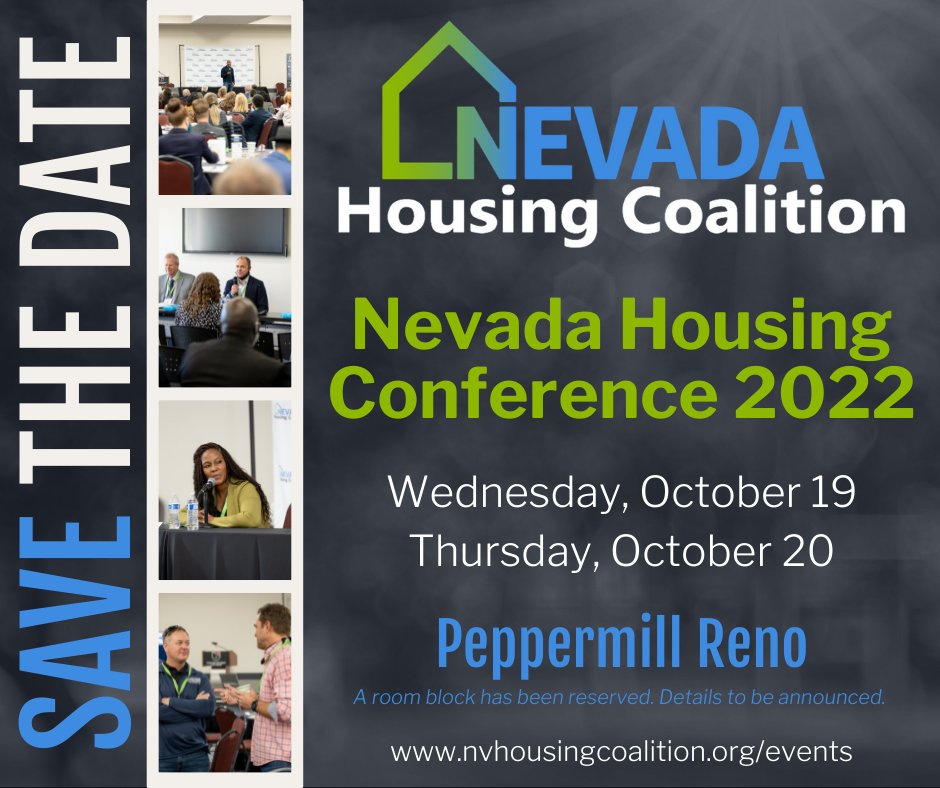 Mark your calendars! Our Annual Nevada Housing Conference has been scheduled. Once again, we're offering in-person or virtual attendance. Stay tuned for more details.