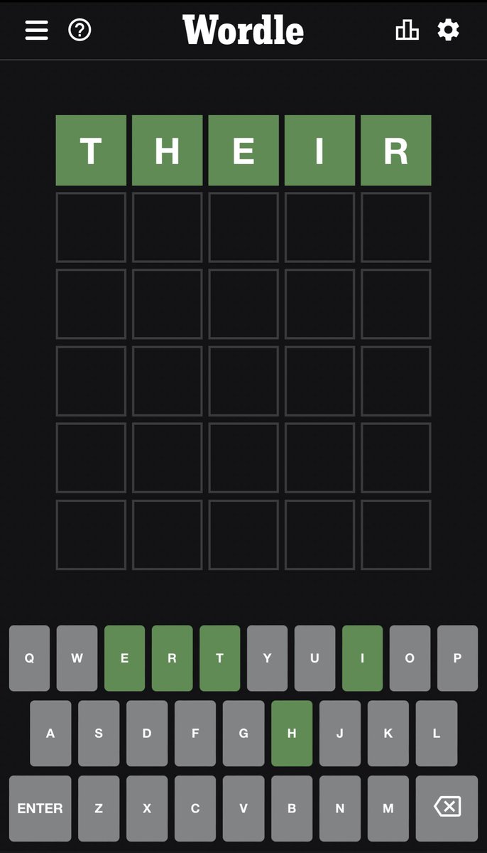 So this happened yesterday on Wordle. Talk about luck. 😂🍀