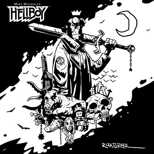 RizaTurker's tweet photo. #hellboyday #hellboyday2022 #mikemignola #hellboyuniverse #rizaciziyor https://t.co/mRK6CE0UkP