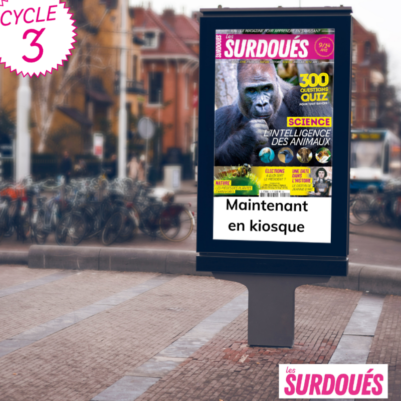 LesSurdouesMag's tweet photo. Le n°16 est sorti avec un grand dossier sur l'intelligence des #animaux.
Vous y trouverez aussi des brèves adaptées au #cycle3 sur l'actualité comme "C'est quoi l'#OTAN » ou La guerre des images en #Ukraine pour mieux comprendre et appréhender le monde qui nous entoure. 
#profdoc