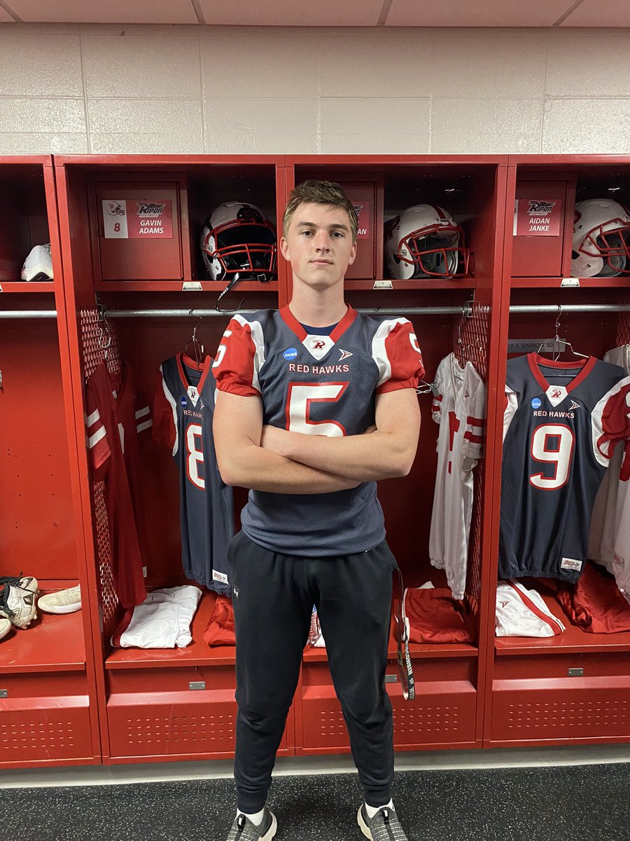 thank you <a href="/Jmar56/">Jake Marshall</a> for the visit and introducing me to the family today! 
i hope to talk soon! 
<a href="/RiponRedHawkFB/">Red Hawk Football</a> <a href="/coach_hepp/">Coach Hepp</a> <a href="/WestoshaFBall/">Falcon Football</a> @JaredFranz4