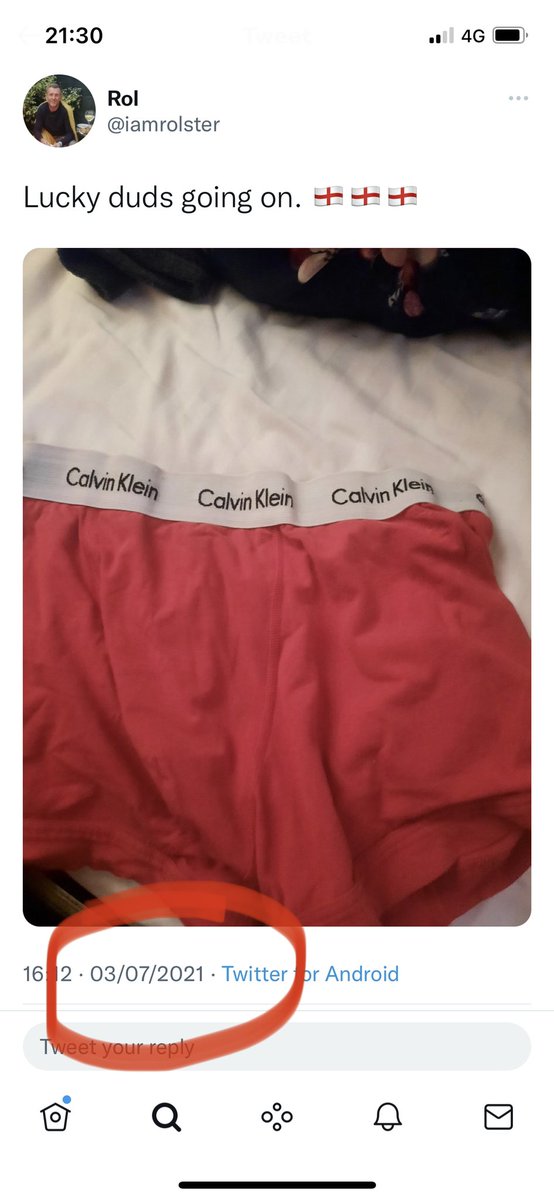 weatherall_joe's tweet photo. When you buy your Mates second hand pants from the charity shops 🤷‍♂️ #ragger 🙈🙈 @Smogonthetees @MisterInspecto1 @nigel670 @iamrolster 😂😂😂😂 https://t.co/IJ29Eo3PNk