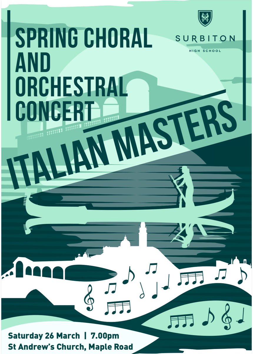 We’re counting down the days to our concert this weekend! It features our choirs and the symphony orchestra, alongside the Surbiton High Choral. We’ll be singing an all Italian programme with the groups singing Vivaldi, Puccini, Pergolesi and Verdi! @SurbitonHigh @United_Music1