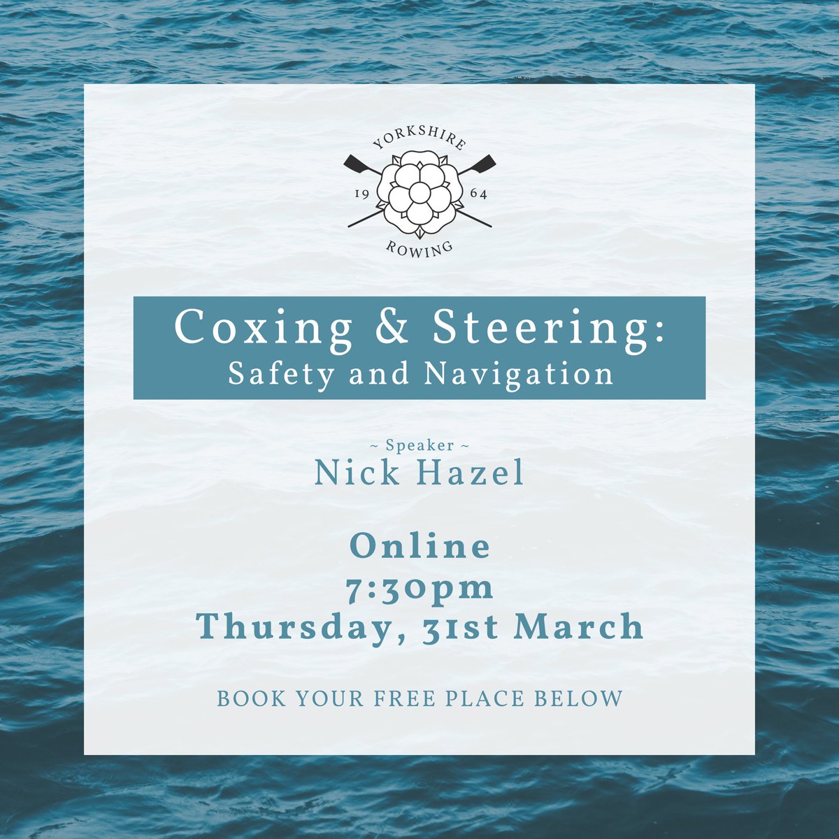 Join us for our next regional seminar, focused on coxing and steering!

The presentation is aimed at novice and less experienced coxes and steerers of coxless boats, and will cover safety aspects, good navigation and steering tips.

👇 Sign Up

tinyurl.com/coxingandsteer…