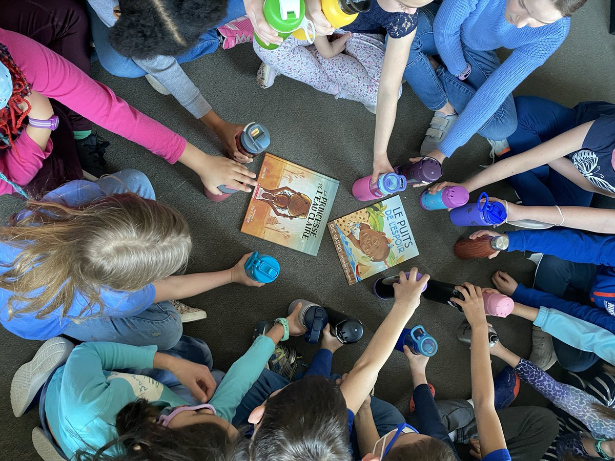 We are celebrating World Water Day at Sir Adam Beck!💧We participated in the Big Gulp with reusable water bottles and wore blue. 🌎 We even did a water bottle audit to make sure there are zero plastic water bottles in our school! 💙 <a href="/EcoSchoolsCAN/">EcoSchools Canada</a> <a href="/EcoSchoolsTDSB/">TDSB EcoSchools</a> <a href="/tdsb/">Toronto District School Board</a>