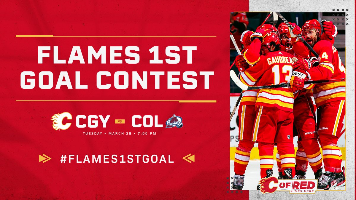 NHLFlames's tweet photo. Want a chance to win tickets to Thursday's game vs. LA?

Tell us which Flame you think will open the scoring tonight and use the hashtag #Flames1stGoal - it's that simple!

A winner will be selected at random from the correct responses. https://t.co/j7L2iQ4zwB
