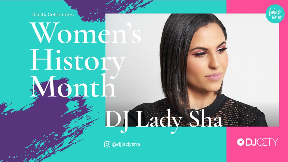 DJcity's tweet photo. In honor of #WomensHistoryMonth, we are showing love to some talented DJs from around the country. Today we feature @DJLadySha.

#LADIESLINKUP https://t.co/dhy8bJChis