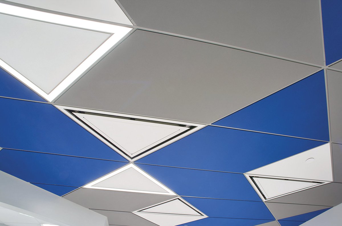 LightingVa's tweet photo. Go beyond the grid with @AxisLighting's Geometric family. This Axis exclusive lets you design in triangles, parallelograms and trapezoids in 23 different precision-tooled forms! #Lighting #Interiors #Design #Geometric #AxisLighting #CeilingDesign #LightingEnvironmentsVA https://t.co/4guLsVAvod