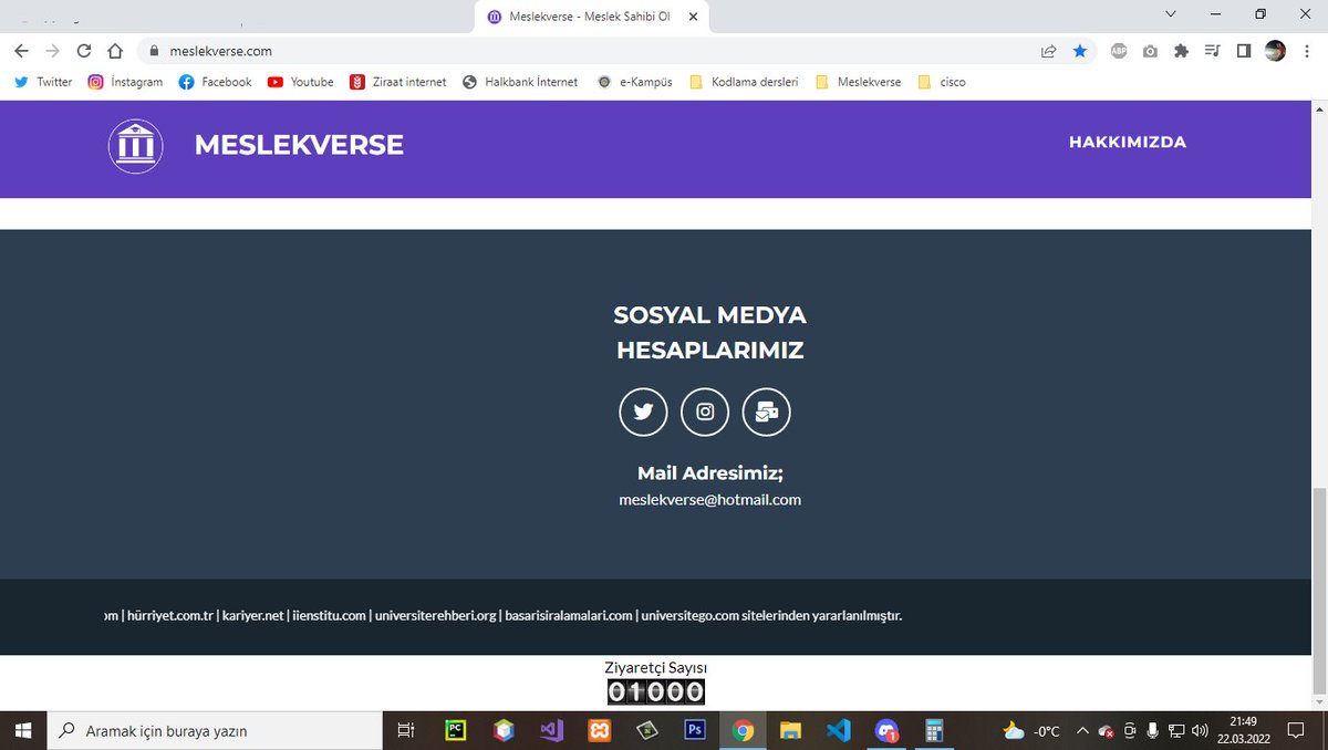 Sitemiz an itibariyle 1000 girişe ulaştı.🔥

#meslekverse