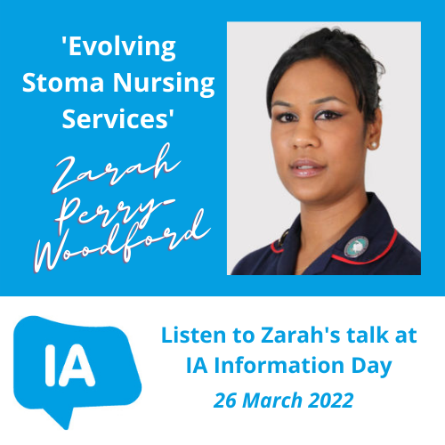 iasupport's tweet photo. So much has been happening in healthcare, hear Zarah, Consultant Nurse, Pouch &amp; Stoma Care at St Mark's Hospital, explain how Stoma Nursing services are evolving. Speaking at 4pm at IA Info day - book your place here >> https://t.co/lPpdazRxi8  #BackToBetterLiving https://t.co/W7EBOsQme1