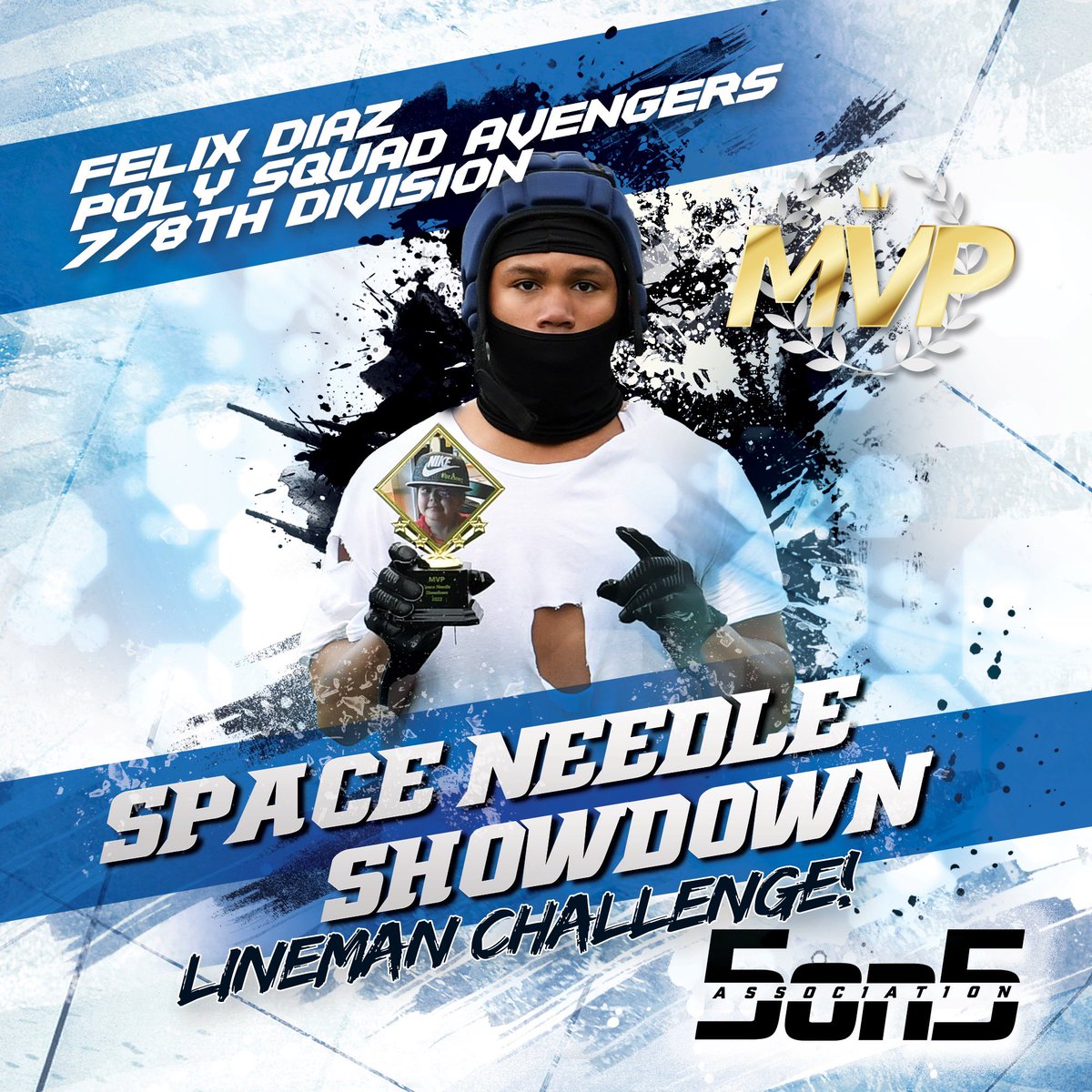 5on5association's tweet photo. Congratulations to the MVPs of the 1st annual #SpaceNeedleShowdown 5on5 tournament this last weekend!
-
-
-
#AssociationVSEverybody #LinemenNeedLoveToo πππ https://t.co/Co1UJCF2qL