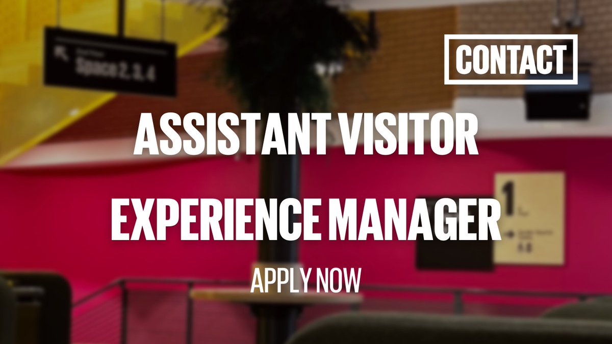 ContactMcr's tweet photo. 📢 We're recruiting! Could you be our next Assistant Visitor Experience Manager? 

We are looking for someone who is a people person with exceptional interpersonal skills and experience of working in any public-facing role.

👉 Find out more &amp; apply here: https://t.co/2lwO4ruogv https://t.co/3NPfHyWHin