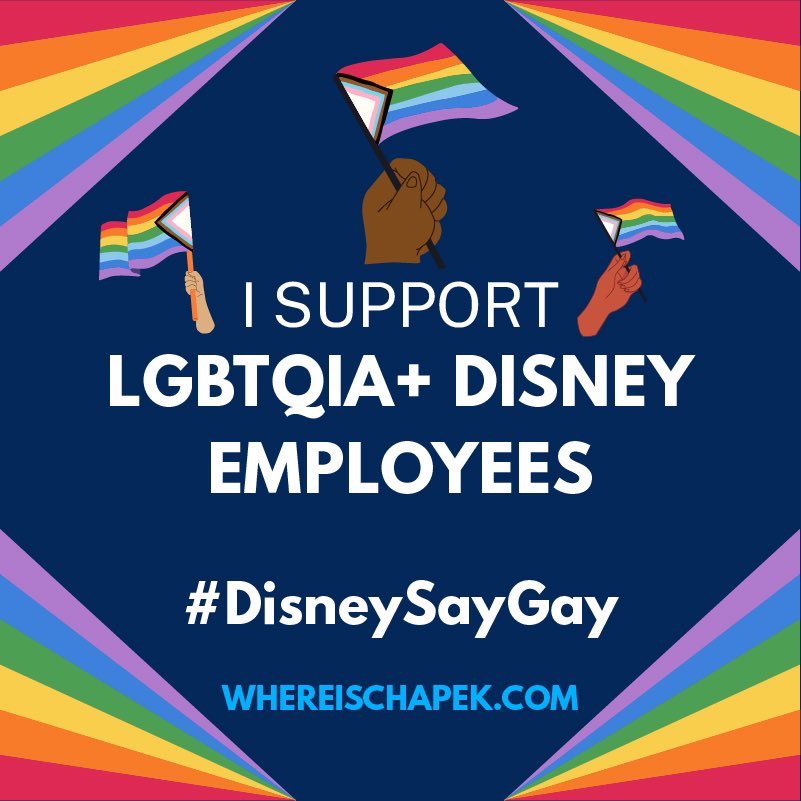 RT @shelbylynnmarie: It should go without saying. #DisneySayGay #DisneySayTrans #DisneyWalkout #DisneyDoBetter https://t.co/KpOG5DE1LB