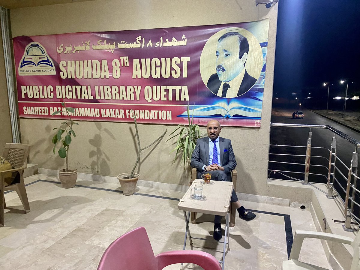 DrLalKhanKakar's tweet photo. #Shuhda8thAugustLibrary terrace #Quetta
#Nauroz https://t.co/lnLsMe0SR6