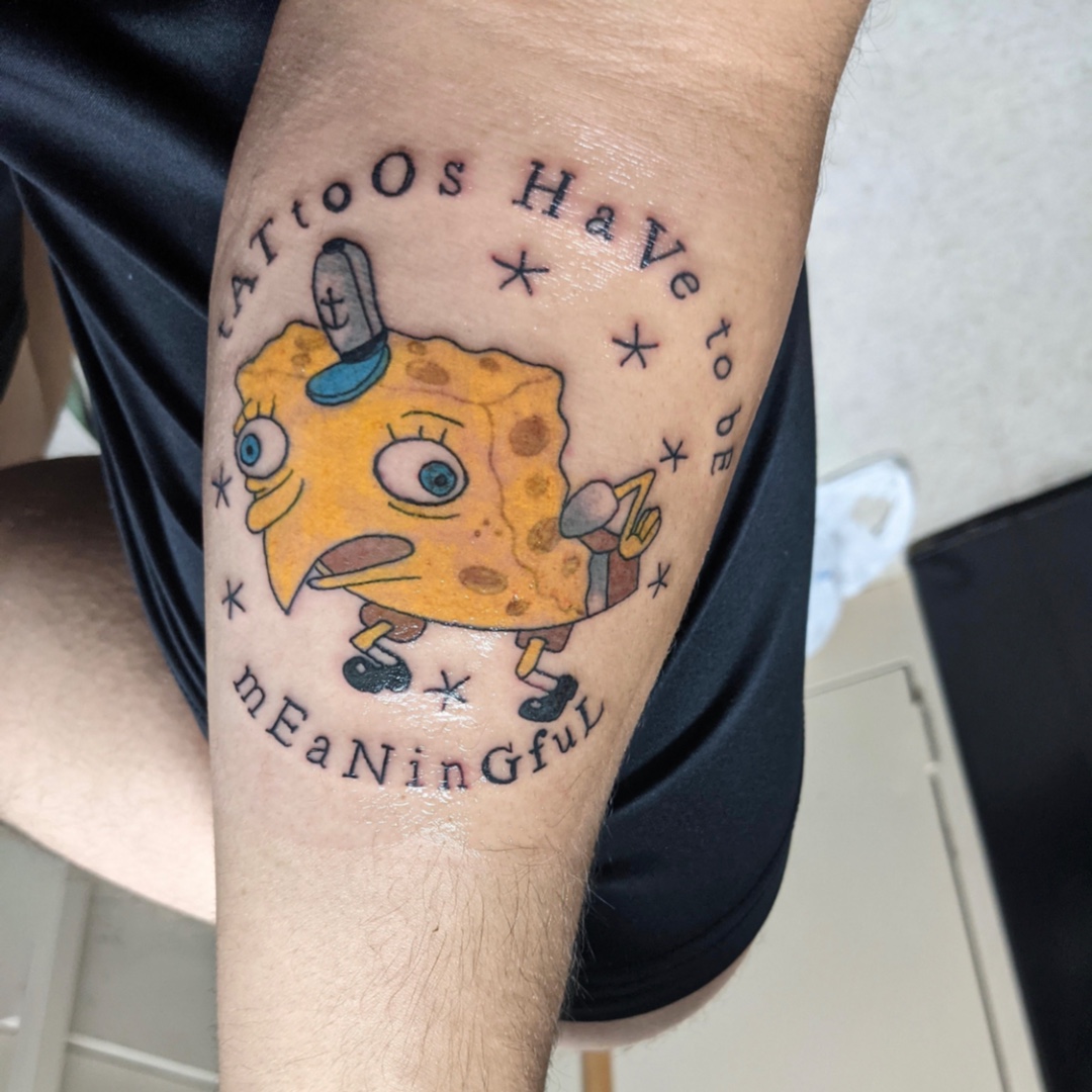 It’s still a step above “Live, Laugh, Love”  

#tattooed #besttattoos #tatt #tattooskull #tattooing #tattoomeme #tattoosofinstagram #tattooinked #inkedup #tattoosnob #tattoosociety #tattoosleeve #tattoolife #tattoo #memes #memesdaily #memepage #memelord