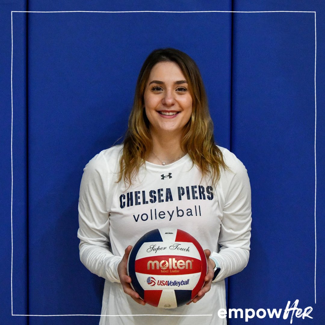 Meet Jamie Calandro, the Head Coach for the U14 and U17 Volleyball Teams at Chelsea Piers Connecticut. Jamie started playing volleyball when she was a freshman in high school and quickly fell in love with the sport. She is the first D1 athlete in her family! #empowHER