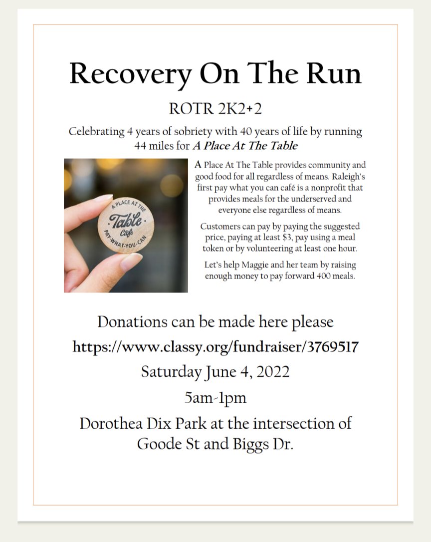 El Duce (@taltybrian) on Twitter photo Here. We. Goooooo!!!!! ROTR 2k2+2 is June 4, 2022 in Dix Park for A Place At The Table. <a href="/F3Raleigh/">F3 Raleigh</a>
<a href="/F3Carpex/">F3 Cary Apex</a>
classy.org/fundraiser/376… Here. We. Goooooo!!!!! ROTR 2k2+2 is June 4, 2022 in Dix Park for A Place At The Table. <a href="/F3Raleigh/">F3 Raleigh</a>
<a href="/F3Carpex/">F3 Cary Apex</a>
classy.org/fundraiser/376…