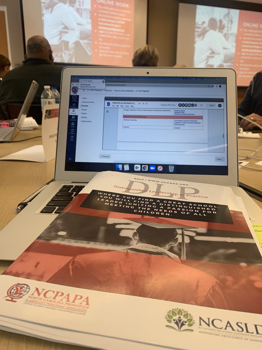 Wrapping up session one of Distinguished Leadership in Practice! #DLP #NCPrincipals