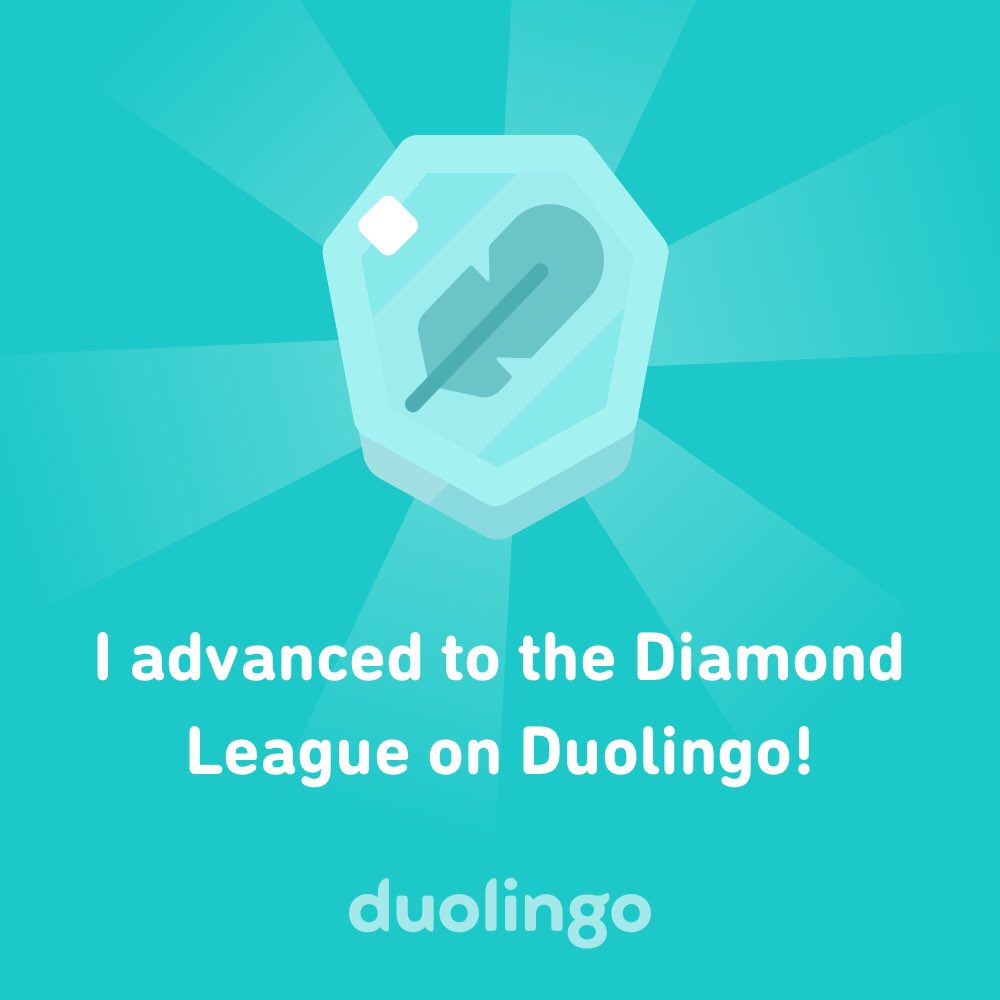I’m moving up the leaderboard on Duolingo! It’s free, fun, and effective for learning languages. Join me? invite.duolingo.com/BDHTZTB5CWWKTS…
