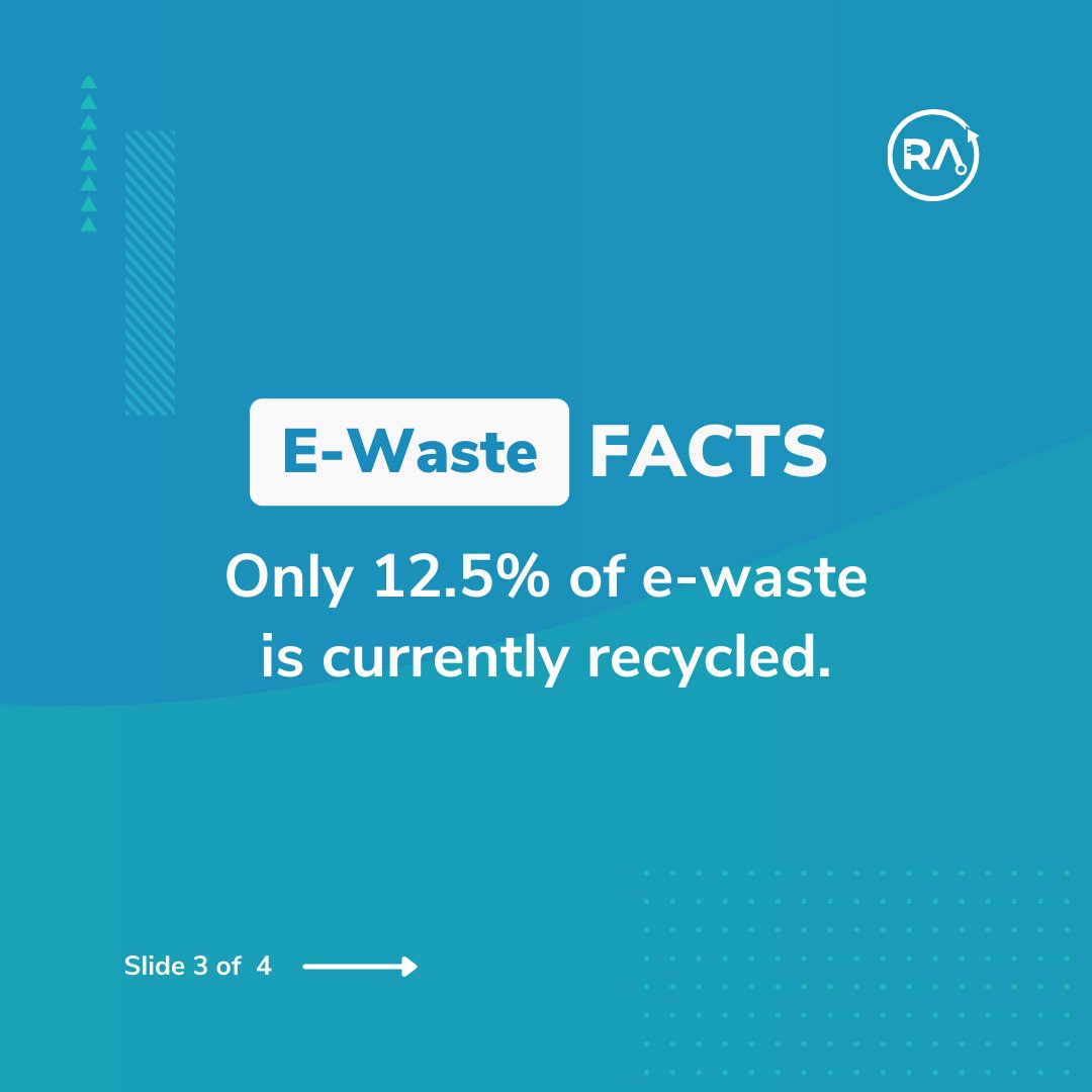 RA_Solutions_'s tweet photo. Unfortunately, the e-waste practice has had a severe impact on the environment and human health. Here are some shocking statistics to read up on as the world needs to start having a greater appreciation for properly recycling their e-waste.

#ewaste #ewastefacts #technologytips https://t.co/ygMFoeqVIR