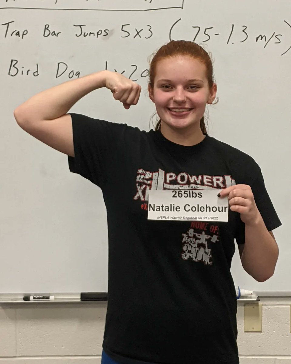 Updating the record board after Natalie's big dead lift this past weekend at the <a href="/IHSPLA/">IllinoisPowerlifting</a> Warrior Regional!