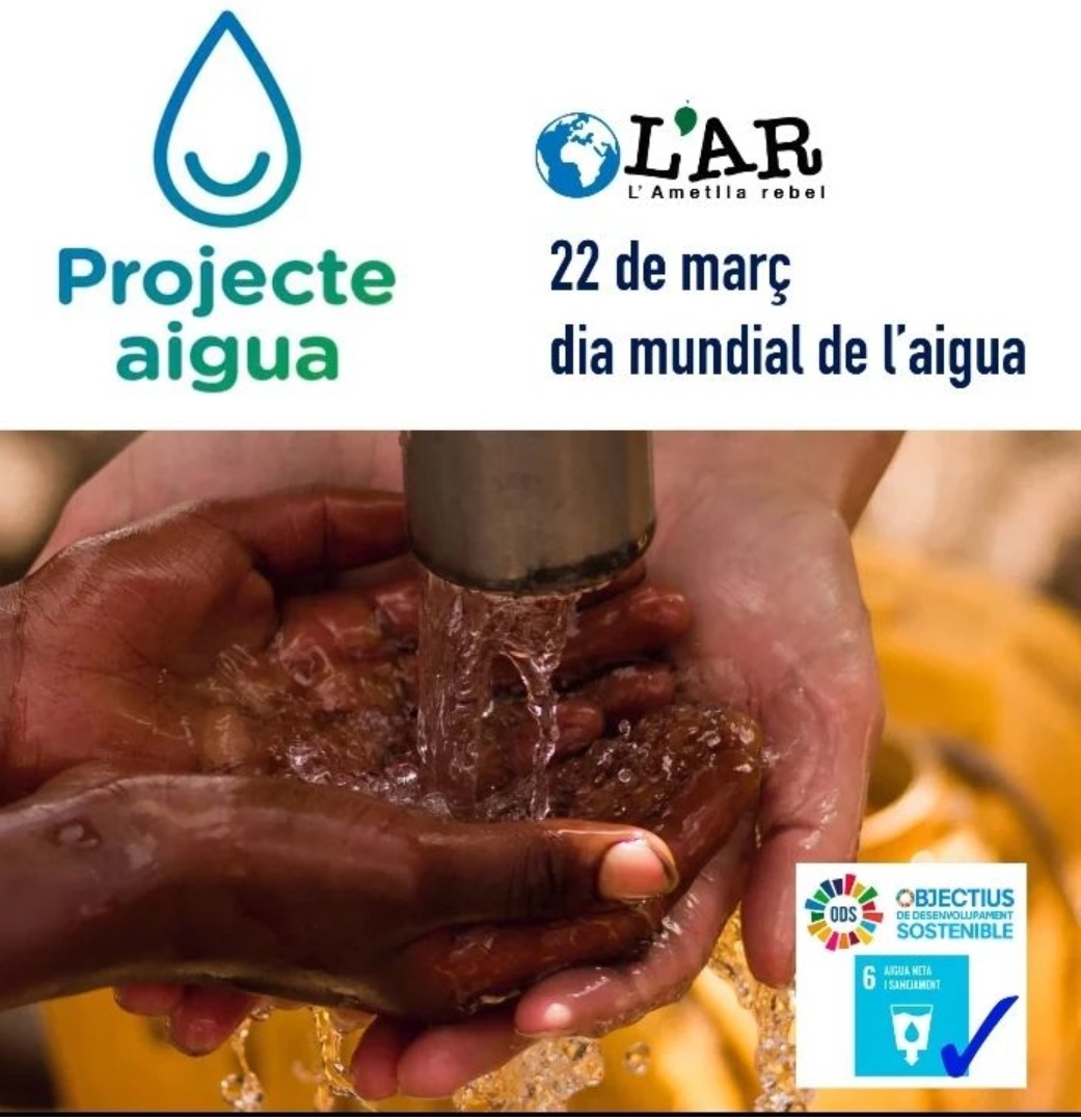 AmetllaR's tweet photo. Aigua neta, per un món més sa. No deixem ningú enrere! Dia Mundial de l'Aigua. #projecteaigua #cooperació #sostenibilitat #ods https://t.co/ZDSgR6E4Vg