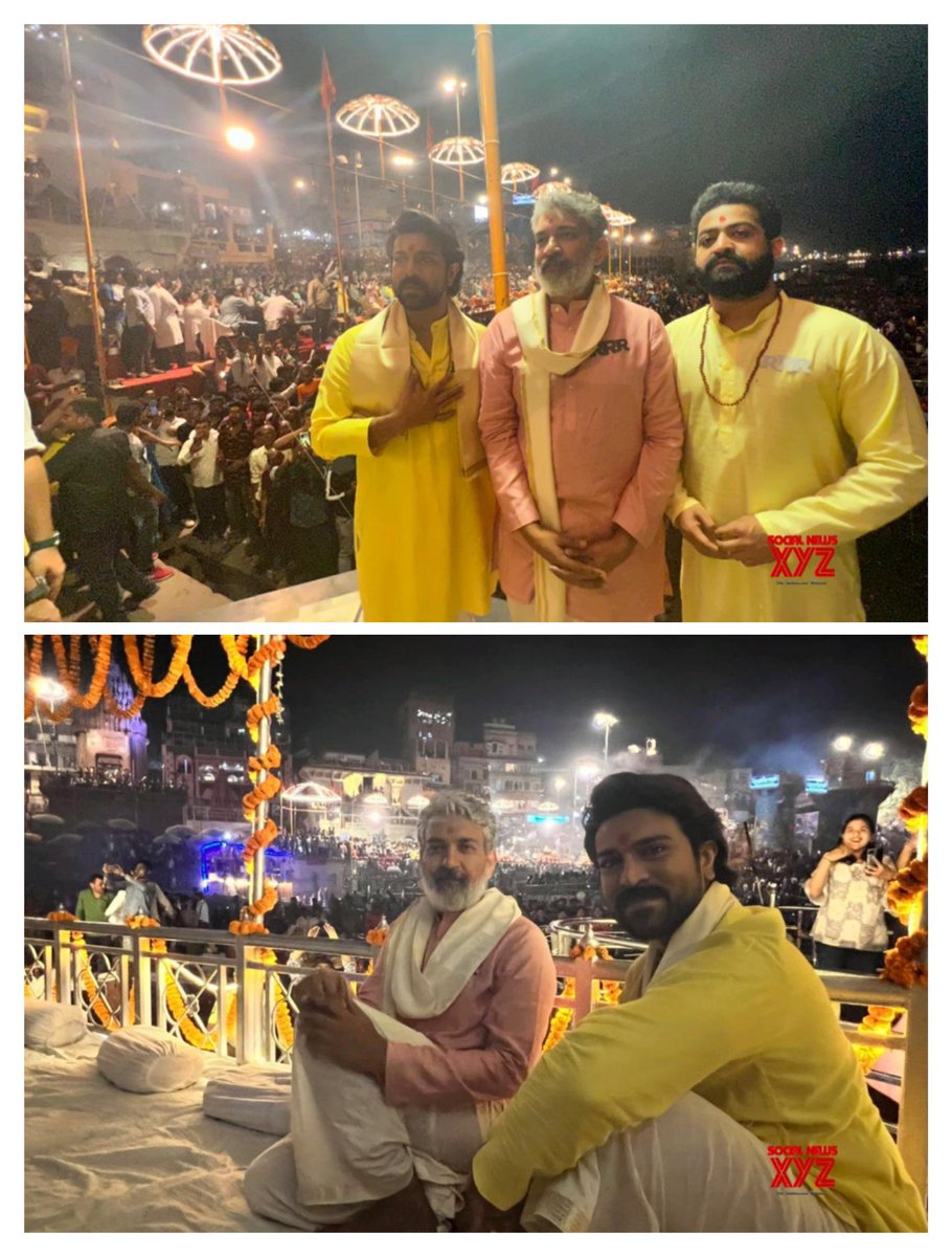 nani_charanism's tweet photo. In the beautiful & divine city of Varanasi 🙏🏻
#RRRinVaranasi
#RRRTakeOver
#RRROnMarch25th https://t.co/GVhcjcOxfC