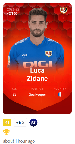For someone who scored 410 points and ranked 28th on Global D4 this card is a joke. <a href="/Sorare/">Sorare</a> you need to review your rewards. This is not fair at all. 👎