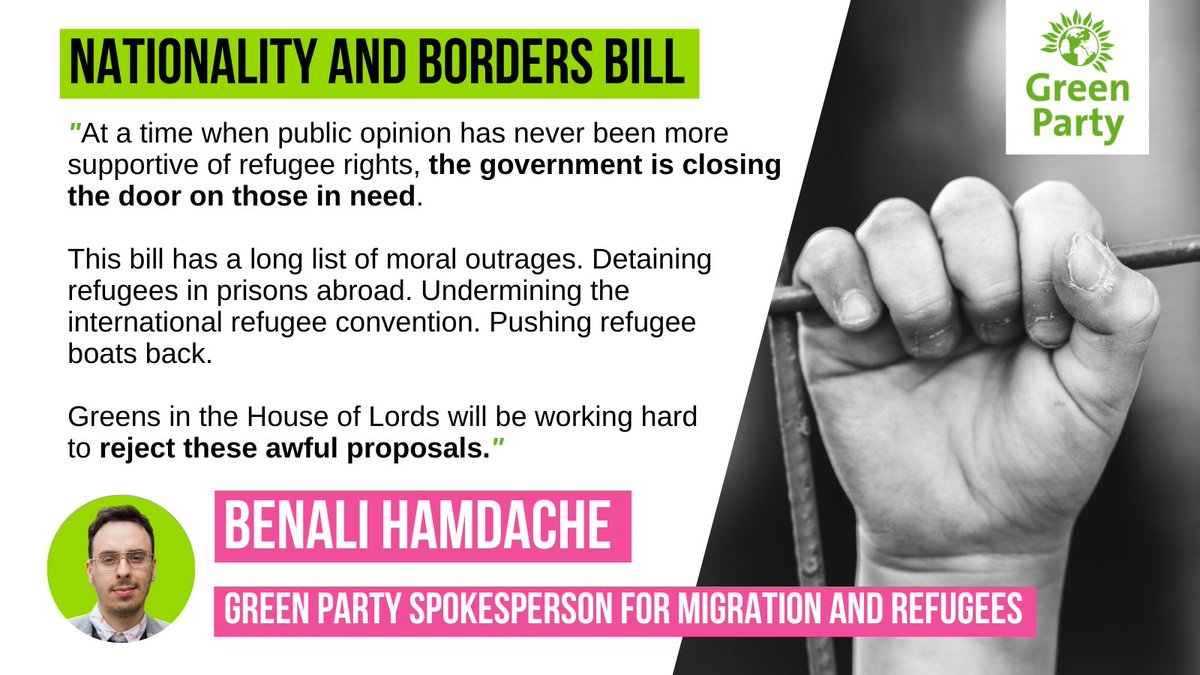 The #NationalityAndBordersBill is an #AntiRefugeeBill 

The bill isn't law yet. We have to keep building pressure against this nightmare legislation in the Lords and in the Commons