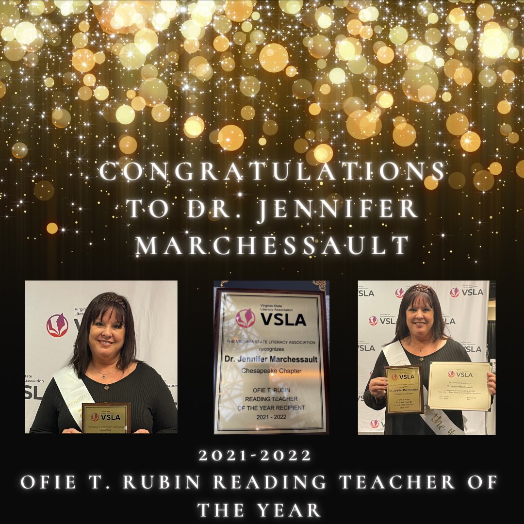 VSLA Chesapeake Chapter (@vslachesapeake) on Twitter photo Congratulations to Dr. Jennifer Marchessault! <a href="/cpschoolsva/">πΎπππ¨ππ₯πππ π ππͺππ‘ππ ππππ€π€π‘π¨</a> <a href="/VSLAToday/">Virginia State Literacy Association</a> Congratulations to Dr. Jennifer Marchessault! <a href="/cpschoolsva/">πΎπππ¨ππ₯πππ π ππͺππ‘ππ ππππ€π€π‘π¨</a> <a href="/VSLAToday/">Virginia State Literacy Association</a>
