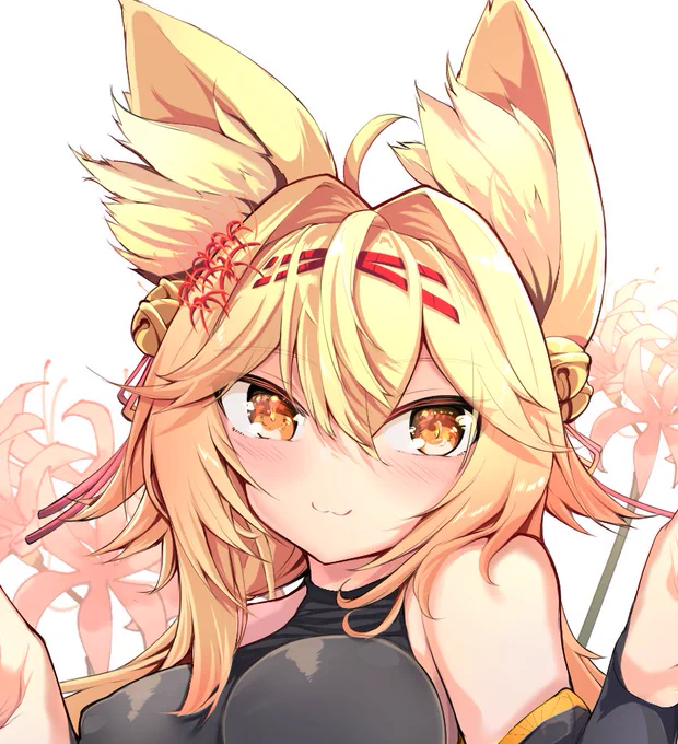 お顔可愛く描けたと思いません? 