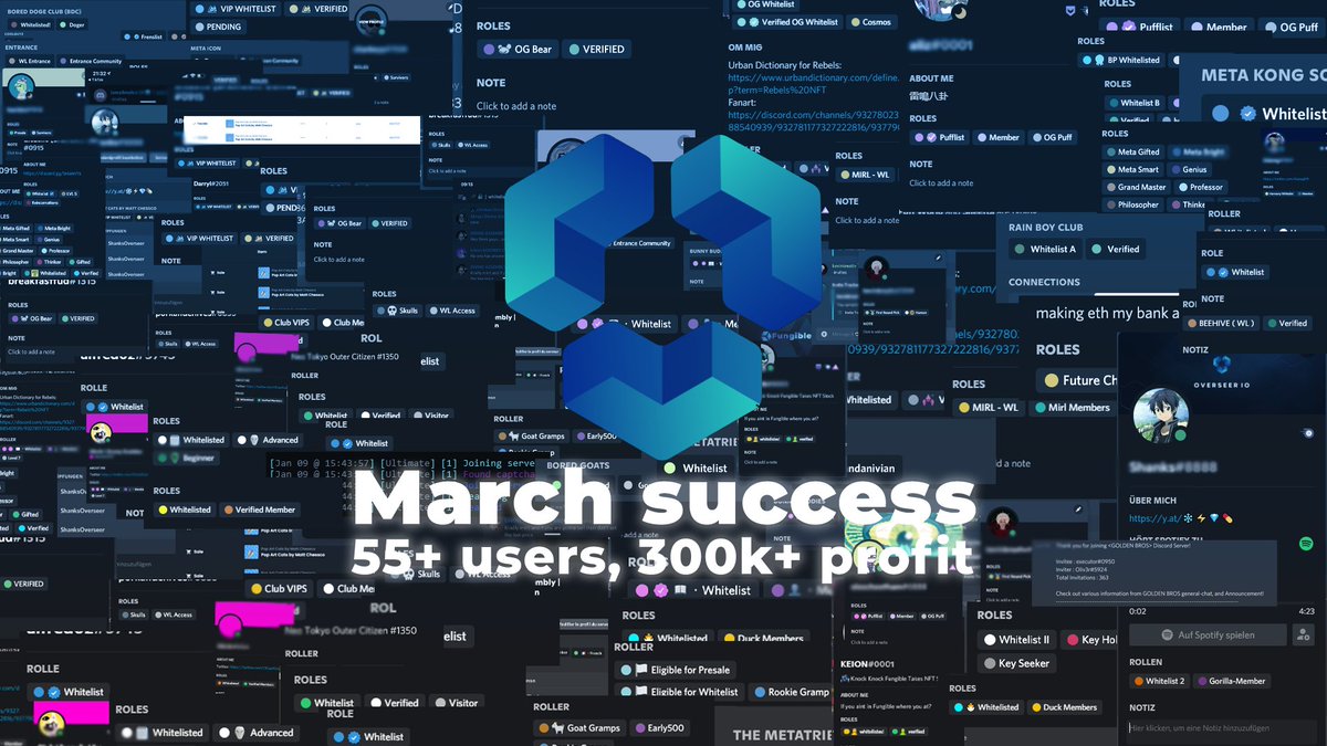 🔥 Another huge month for Overseer members 🔥 

Whitelists achieved ✅ 
Twitter Giveaways won ✅ 
Undefeated Alpha info ✅ 

Who is ready to start cooking on our new module 👀 

RT and Like for a chance to test a key!