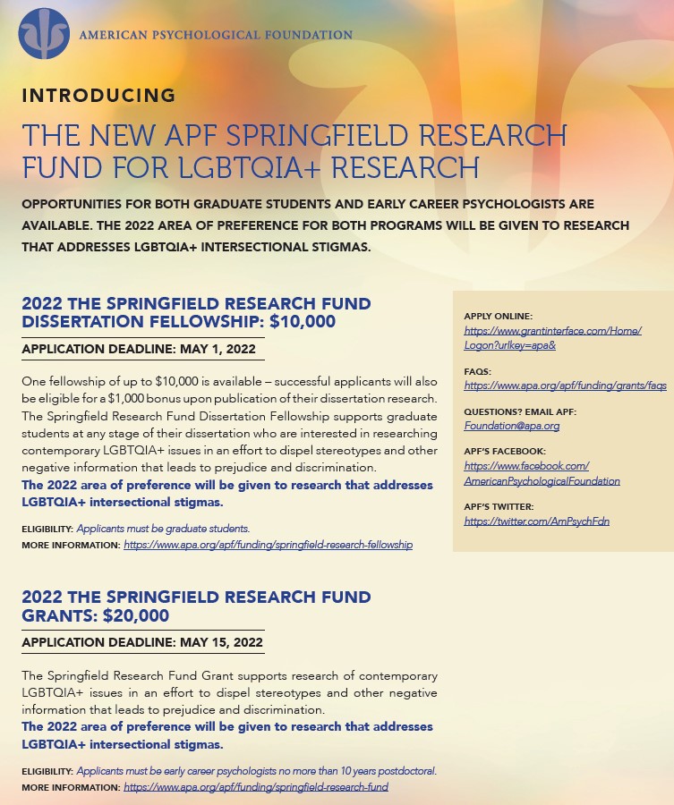 American Psychological Foundation tweet media