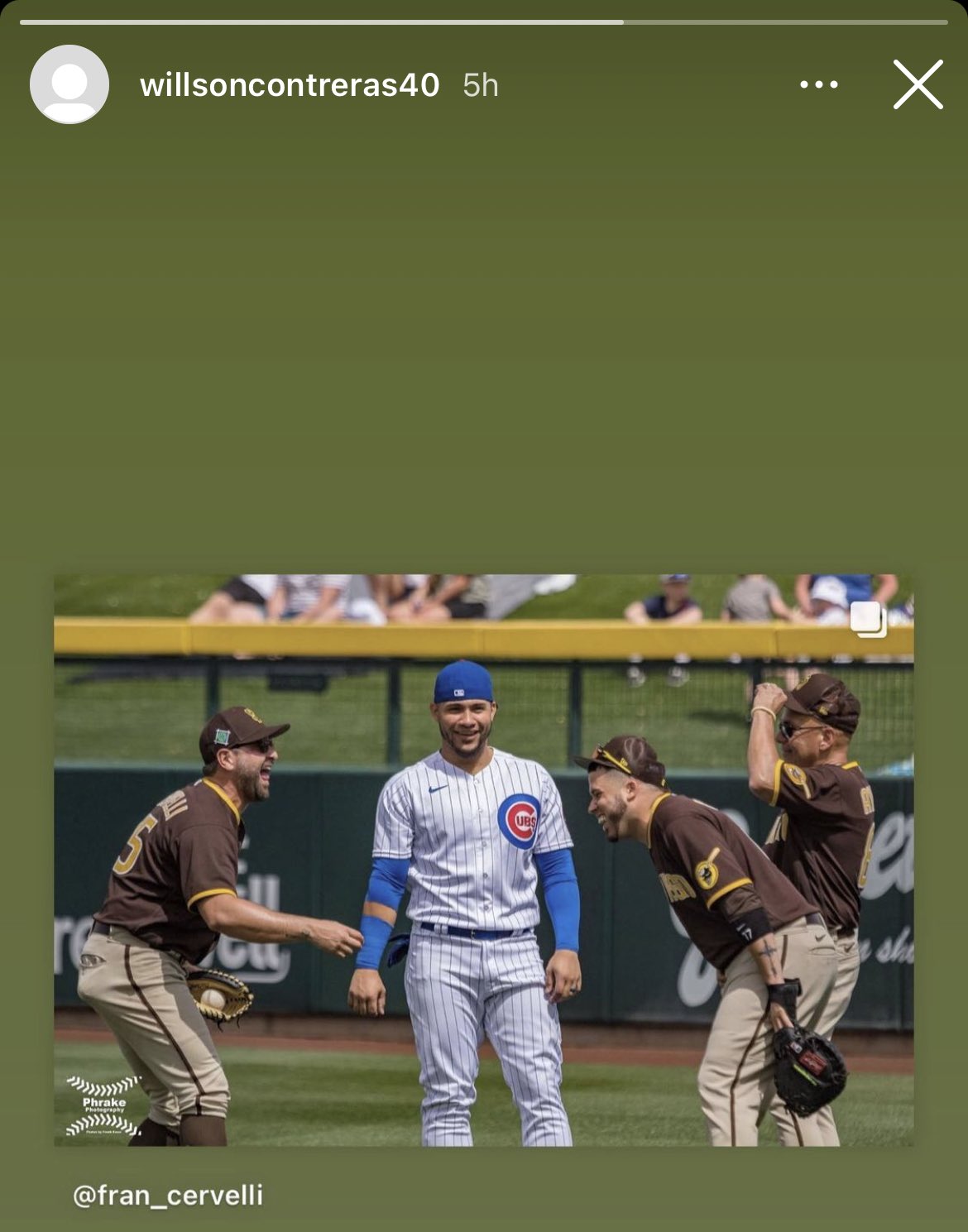 Bleacher Nation on Twitter "Willson Contreras remains elite at poking