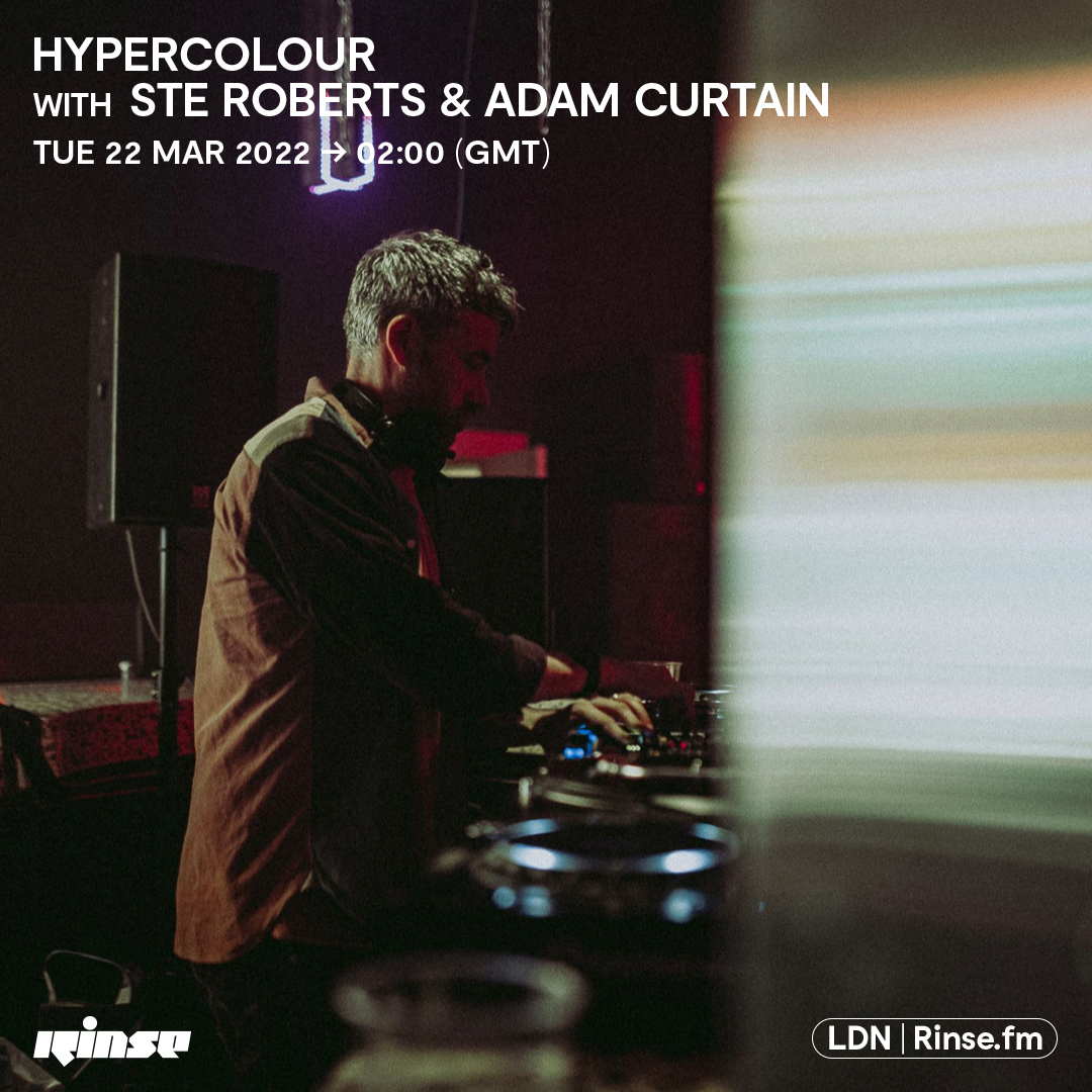 RinseFM's tweet photo. Next up it's #Hypercolour with #SteRoberts &amp; @Adam_Curtain on https://t.co/Q0ed1kLtwe + 106.8FM

#RinseFM https://t.co/dmuBdCzhvW