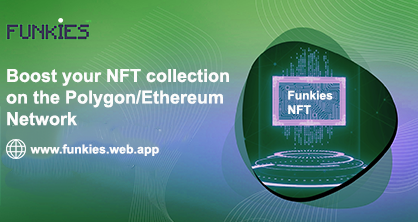 justcent0's tweet photo. Boost Your NFT collect on the Polygon/Ethereum network with Funkies NFT.
https://t.co/Xrqr8mJWfB
https://t.co/x6v7cP3GyQ
#metaverse #NFT #giveaways #Binance, #Coinbase #Opensea #CryptpPunks https://t.co/d8dObPhbW9