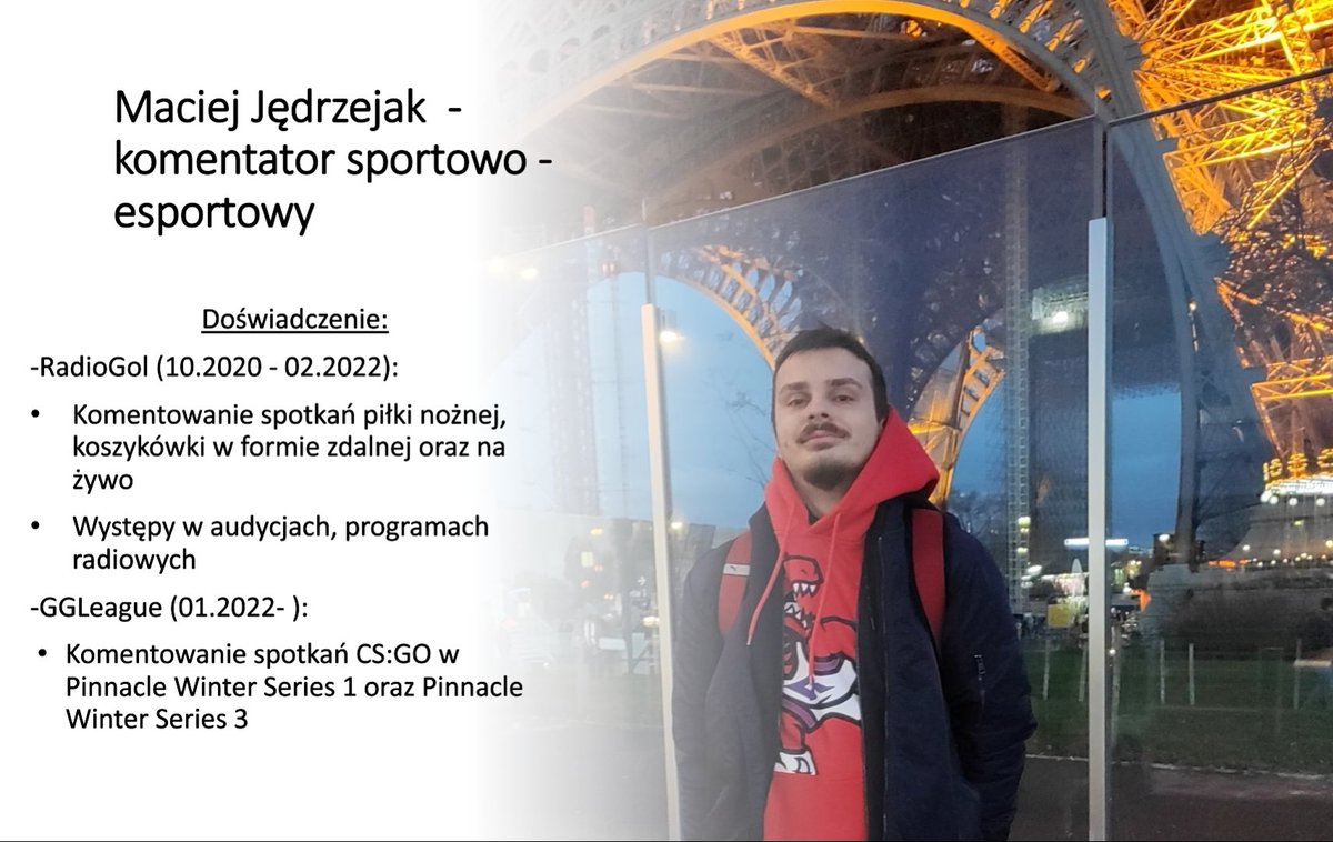 m4ciejak's tweet photo. Szanowni Państwo, Kochani Moi. Zastanawiałem się, czy wrzucać coś takiego na Twittera, ale chyba do tego też jest ten portal. Szukam nowych dróg rozwoju jako komentator CS:GO. Wszystkie szczegóły dostępne na slajdach. Dziękuję dobrym duszyczkom za RT. Cieplutko pozdrawiam 💖 https://t.co/G0Y8uSYZsK