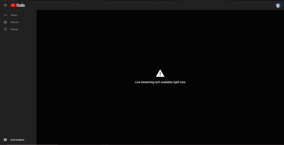 ZRush99's tweet photo. @TeamYouTube  I cant live stream for some reason here is a screenshot of what it says. https://t.co/OQaDWJcoWu