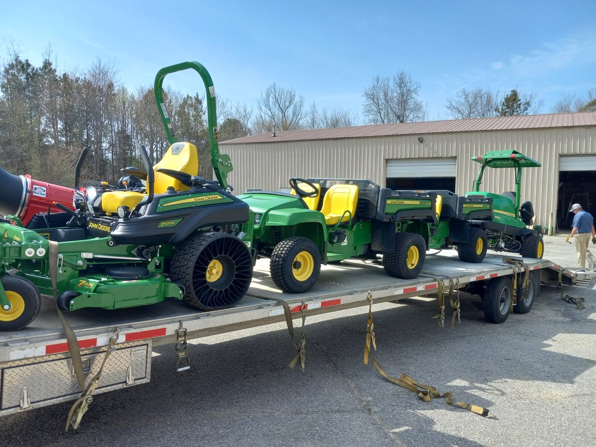 New toys new toys! Just some of the new equipment being delivered today. Thanks to <a href="/RevelsTractor/">Revels</a> for all their support over the years.