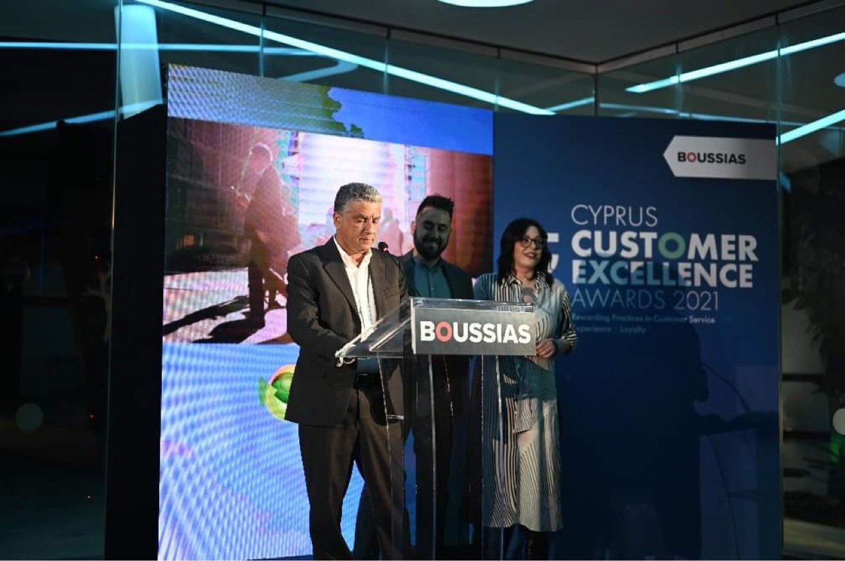 cytacyprus's tweet photo. Στην #Cyta o Πελάτης γράφεται με το Π κεφάλαιο. Χρυσό βραβείο #BestUse of #Customer #Data & #Insights. #Cyprus Customer Excellence Awards 2021. https://t.co/AxObvdj5W8