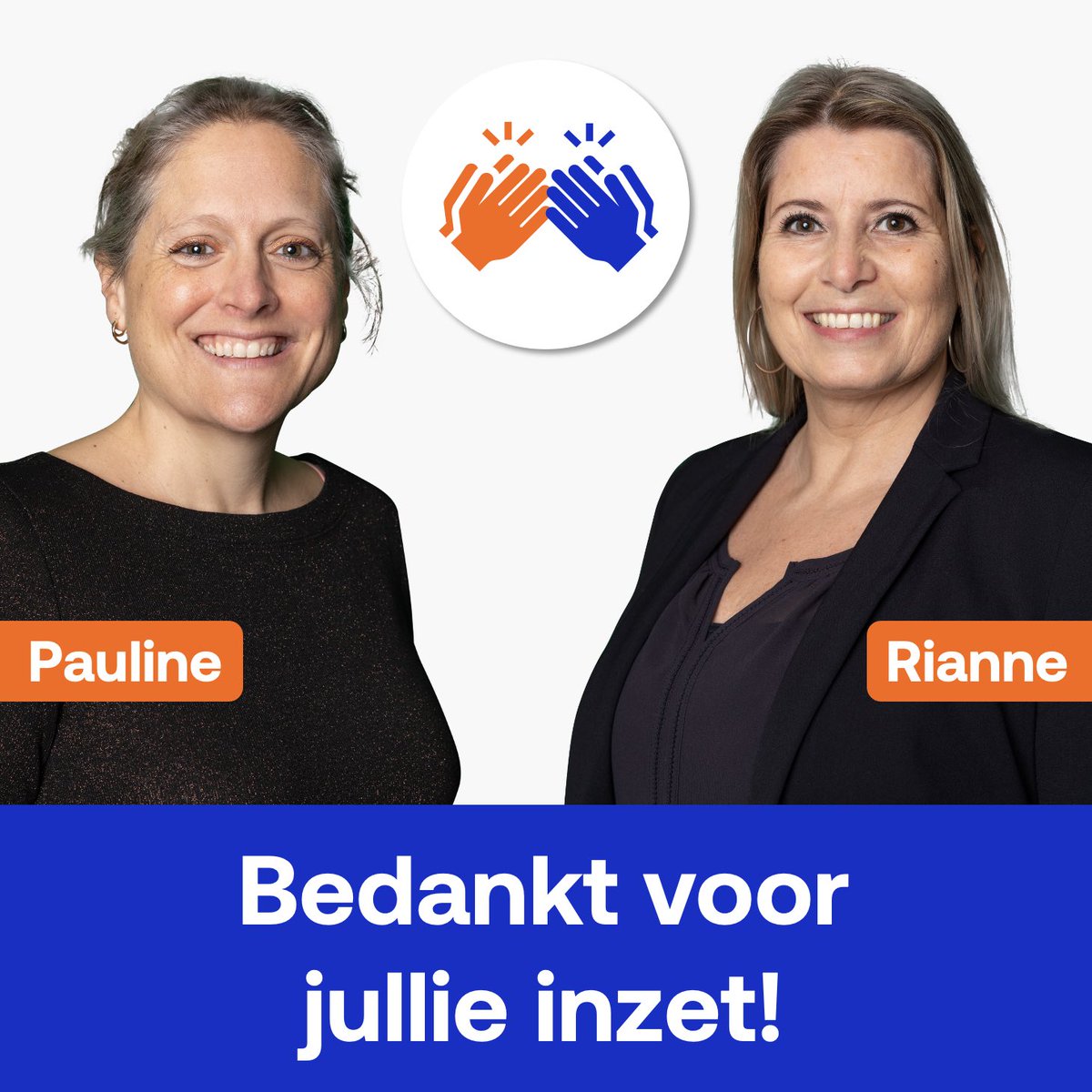 Vanavond nemen we afscheid van Pauline Aler en Rianne Beekman. Zij hebben zich de afgelopen jaren ingezet voor onze inwoners en ondernemers. Wij gaan jullie missen. Bedankt voor jullie inzet!