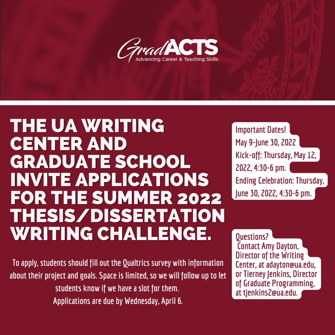 UA Writing Center on Twitter " The UA Writing Center and Graduate