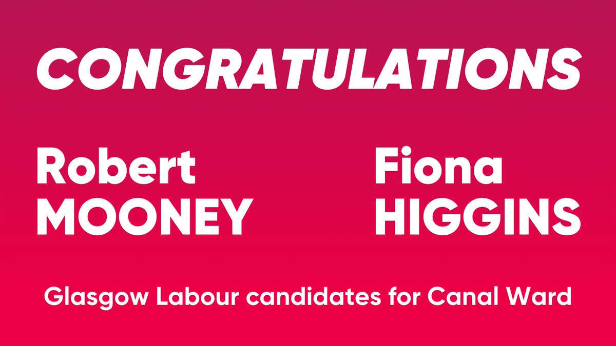 Heartfelt congratulations to <a href="/Fiona__Higgins/">Cllr Fiona Higgins</a> who has tonight been selected as a <a href="/ScottishLabour/">Scottish Labour</a> candidate for Canal Ward alongside @Rmooney11mooney - she will be a fine successor to the one and only, and much missed, Gary Gray ♥️ #LoveGlasgowVoteLabour