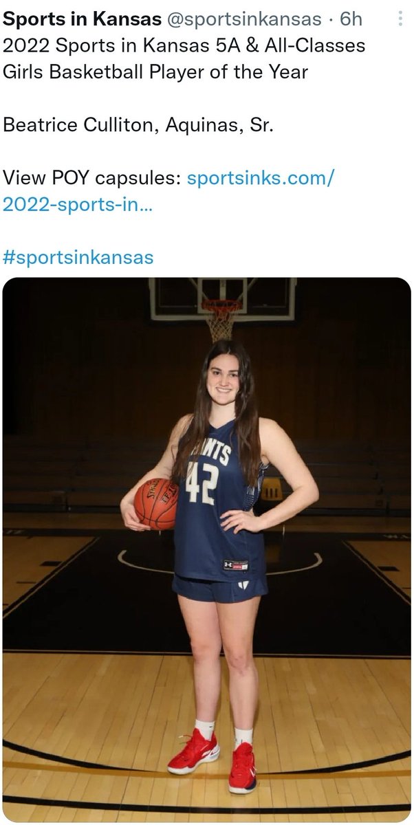 CraigSchaf's tweet photo. Truly honored to be apart of these 3 young ladies basketball development. They all thought me so much about the game. Proud doesn't even describe it. 6A, 5A and 4A player of the year n Kansas for J. Woot, B and Harp. Future is bright 🔆
@WootenJadyn @BCCulliton @SchreinerHarper https://t.co/MljJFWLJVG