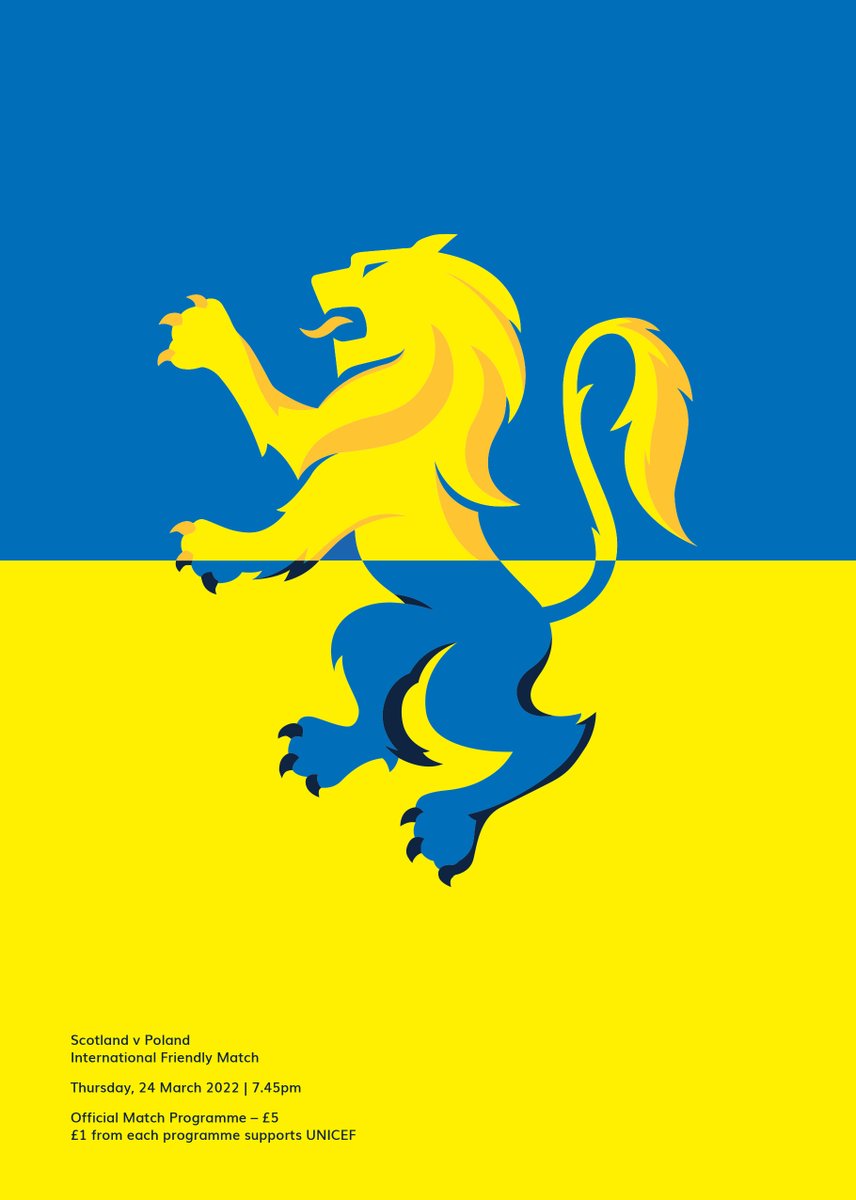 Order your Scotland v Poland match programme now, with £1 from each copy sold going to <a href="/UNICEF_uk/">UNICEF UK</a> 

➡️ Buy online here: ignitionsportsmedia.com/products/scotl…

#SCOPOL