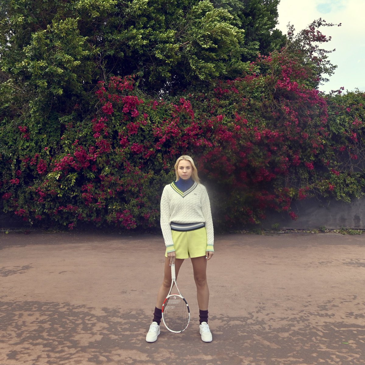 AnettKontaveit_'s tweet photo. Here’s my @lacoste #FashionSport silhouette, inspired by the Californian desert. 🐊🌴 https://t.co/7NxOjTp9Y4