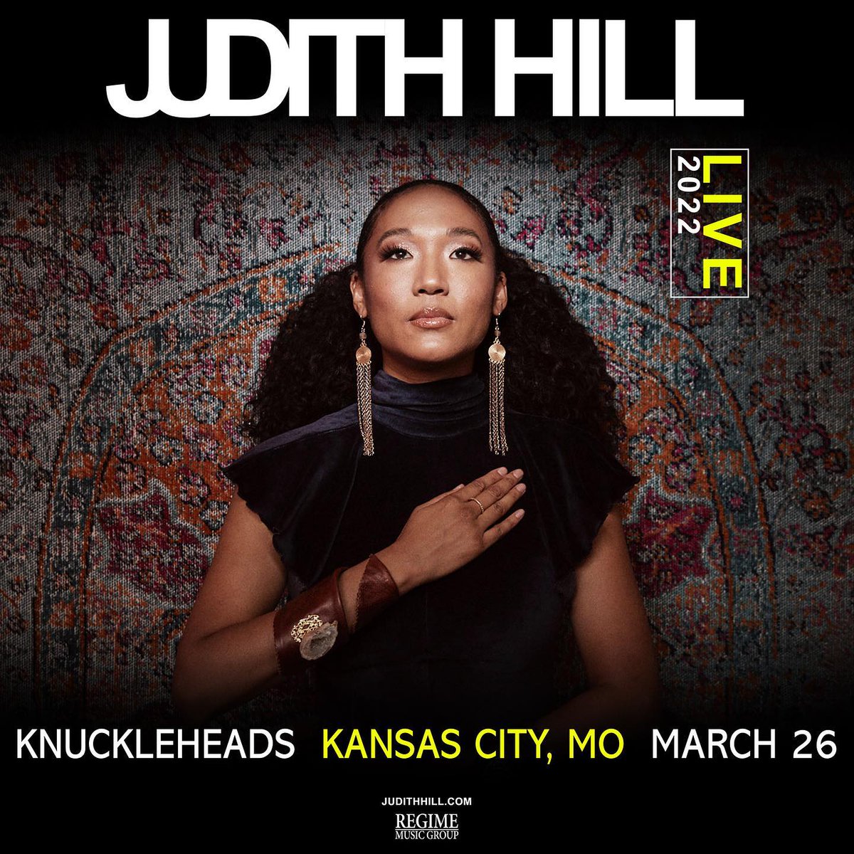 Judith Hill (@judith_hill) on Twitter photo KANSAS CITY! My band and I play at <a href="/Knuckleheadskc/">Knuckleheads</a> on March 26th. There are still a few tickets left so grab them while you can ❤️
judithhill.com/tour KANSAS CITY! My band and I play at <a href="/Knuckleheadskc/">Knuckleheads</a> on March 26th. There are still a few tickets left so grab them while you can ❤️
judithhill.com/tour
