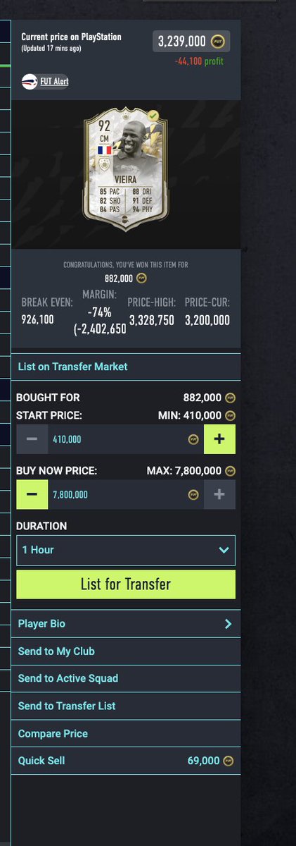 FutSovereign's tweet photo. PIM Vieira for 882k π₯
#FIFA22 #FUTSTARZOP https://t.co/z8CaYPMUD0